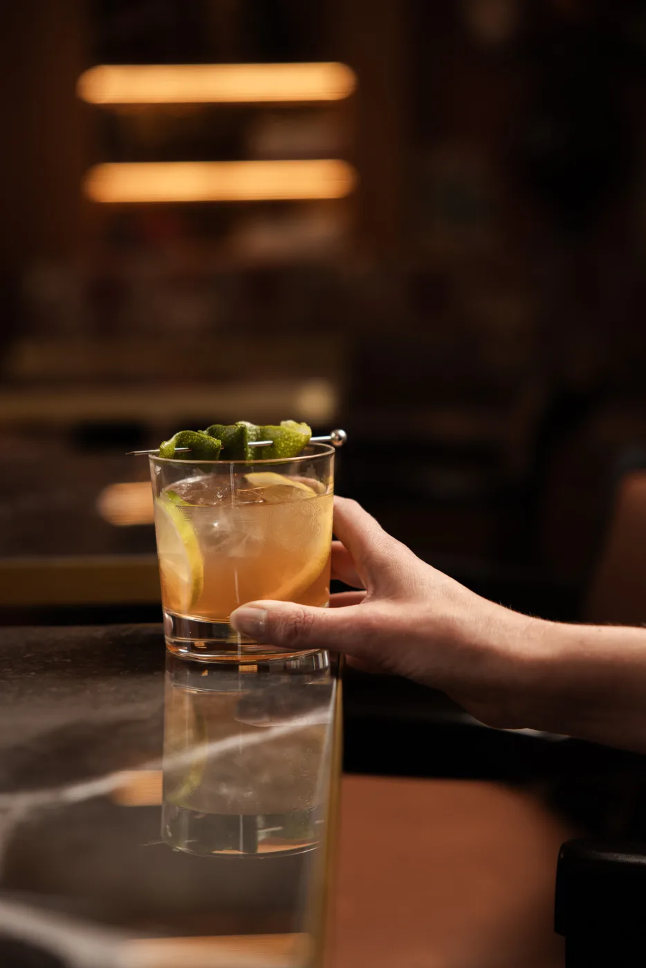 Signature cocktail at the bar - Bohem Sacré-Cœur art de vivre Montmartre
